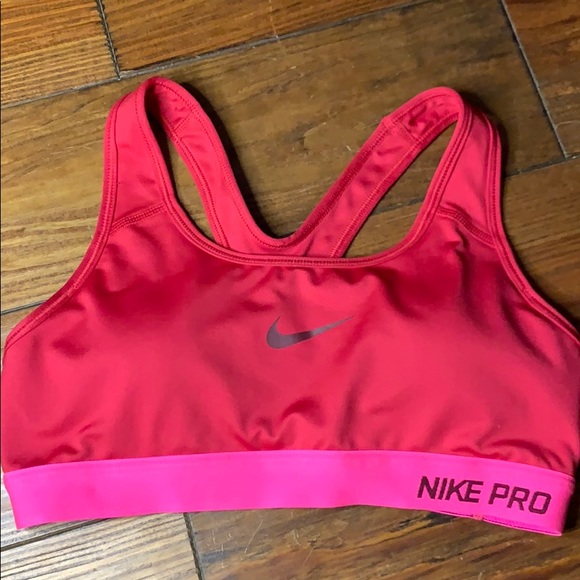 Nike Other - Nike pink athletic sports bra Small